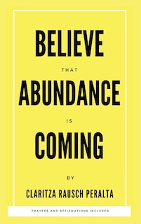 Couverture_Believe That Abundance Is Coming