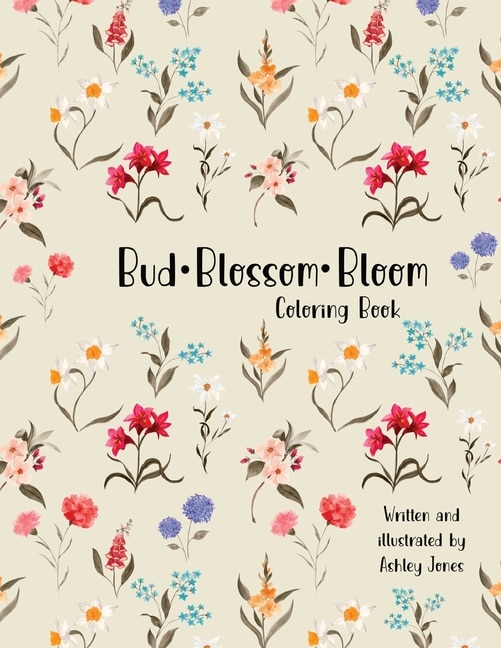 Front cover_Bud Blossom Bloom Coloring Book