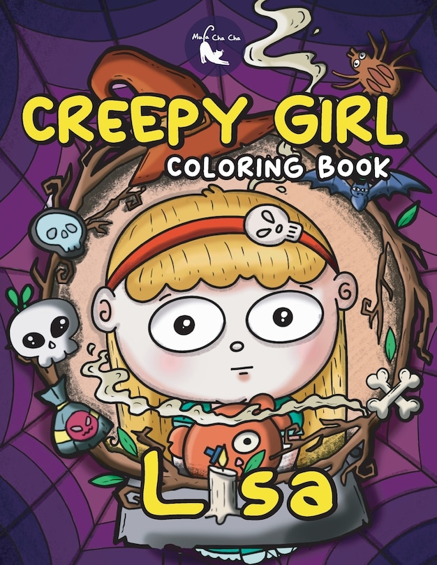 Front cover_Creepy Girl Lisa Coloring Book