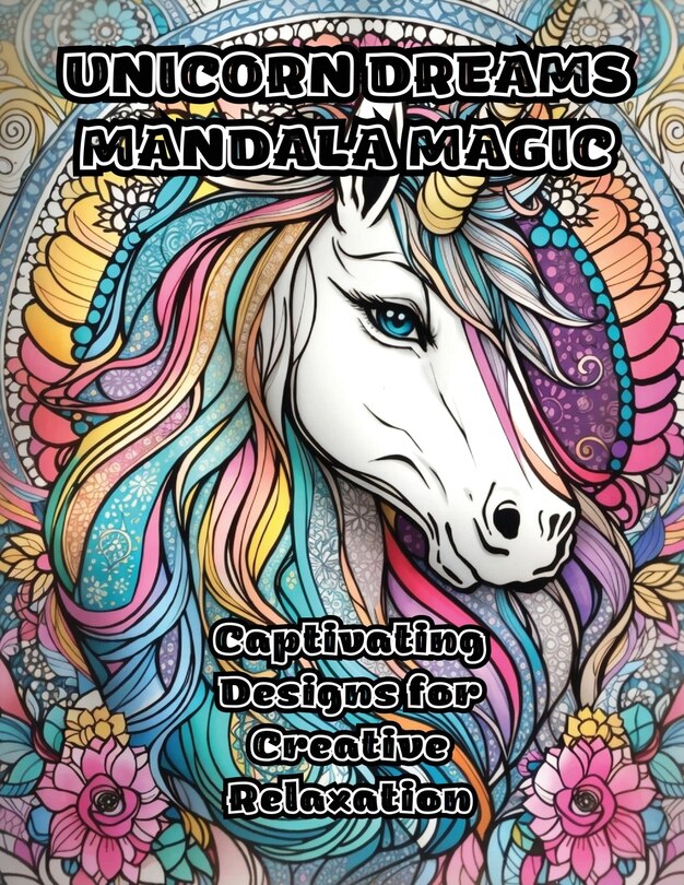 Couverture_Unicorn Dreams Mandala Magic