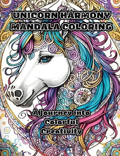Front cover_Unicorn Harmony Mandala Coloring