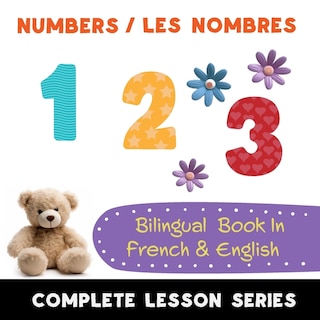 Front cover_Numbers - Les Nombres - Bilingual Book In French & English