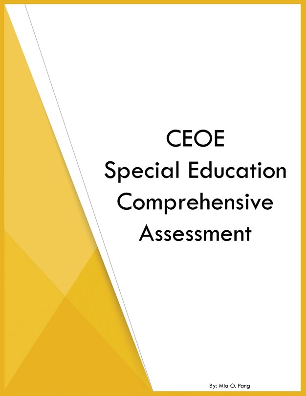Front cover_CEOE Special Education Comprehensive Assessment