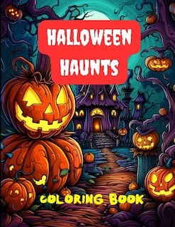 Couverture_Halloween Haunts Coloring Book