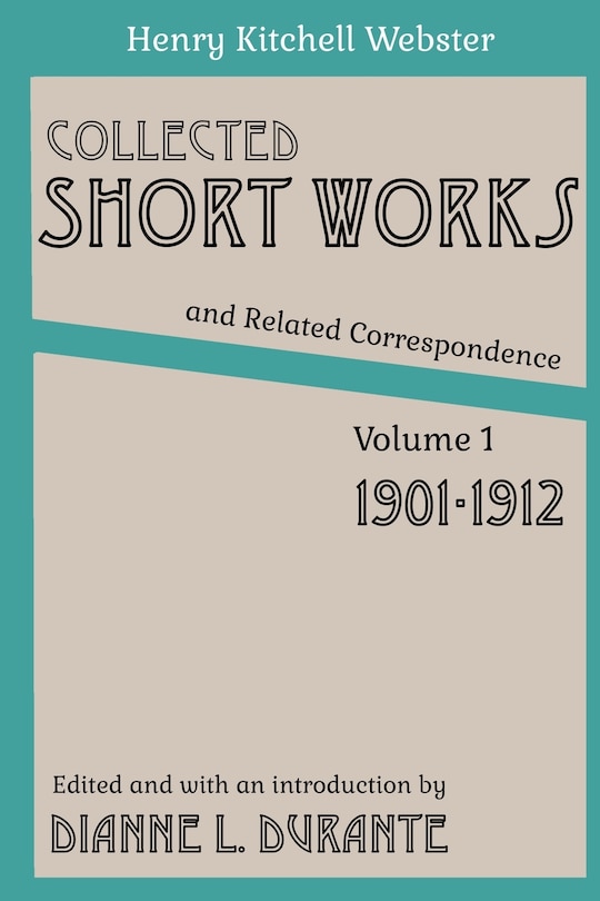Couverture_Collected Short Works and Related Correspondence Vol. 1