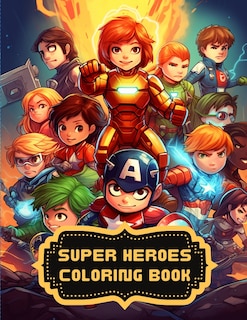 Front cover_Super Heroes Coloring Book