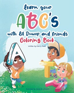 Front cover_Learn Your ABC's with Lil Duwop and Friends Coloring Book