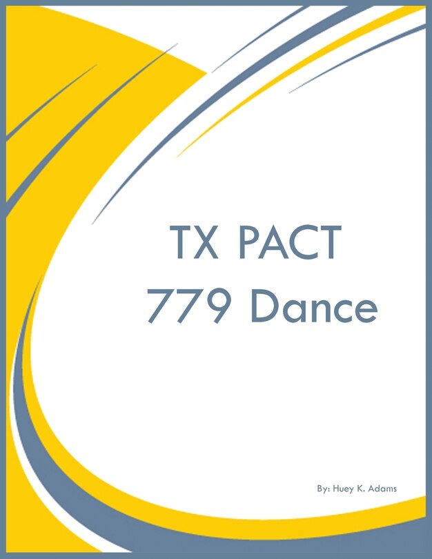 Front cover_TX PACT 779 Dance