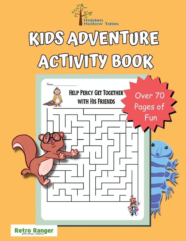 Front cover_Hidden Hollow Tales Kids Adventure Activity Book