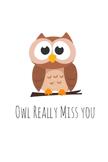 Owl Really Miss you: Perfect goodbye gift for coworker that is leaving / going away gift for your co worker, boss, manager, employee.