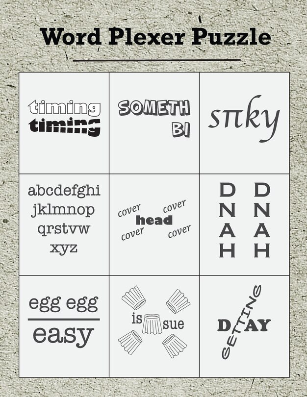 Front cover_Word Plexer Puzzle