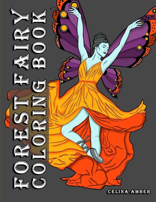 Front cover_Forest Fairy Coloring Book