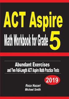 Front cover_ACT Aspire Math Workbook for Grade 5