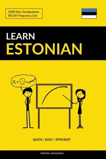 Front cover_Learn Estonian - Quick / Easy / Efficient