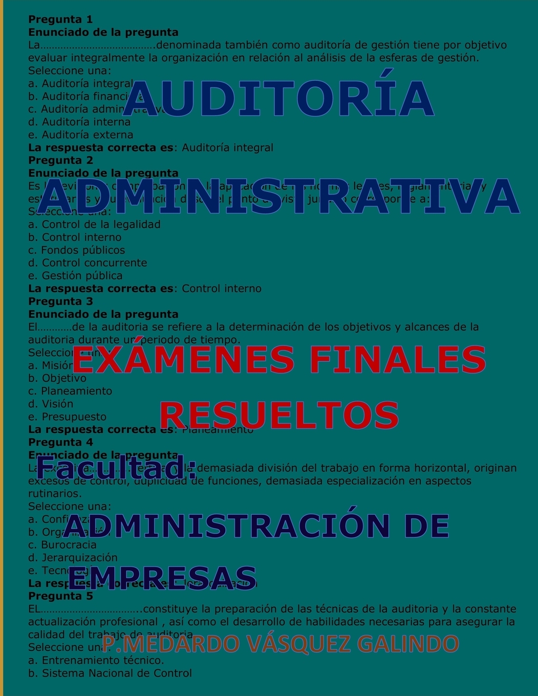 Front cover_Auditoría Administrativa-Exámenes Finales Resueltos
