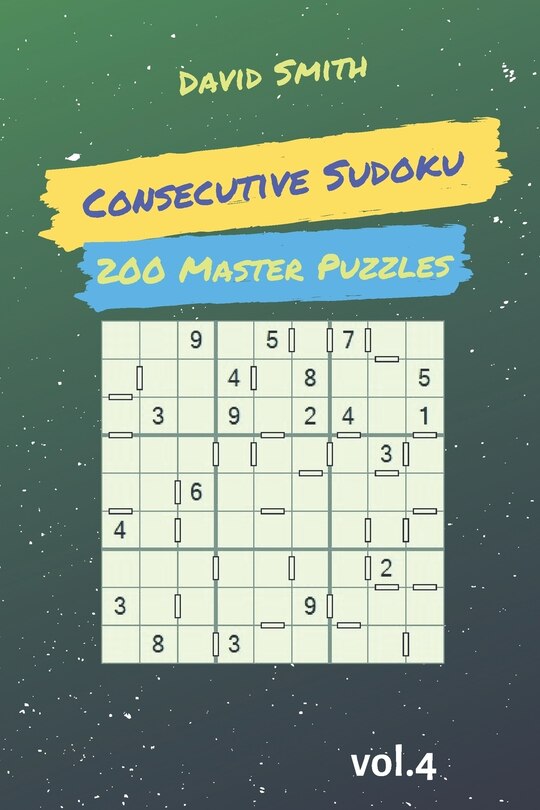 Front cover_Consecutive Sudoku - 200 Master Puzzles Vol.4