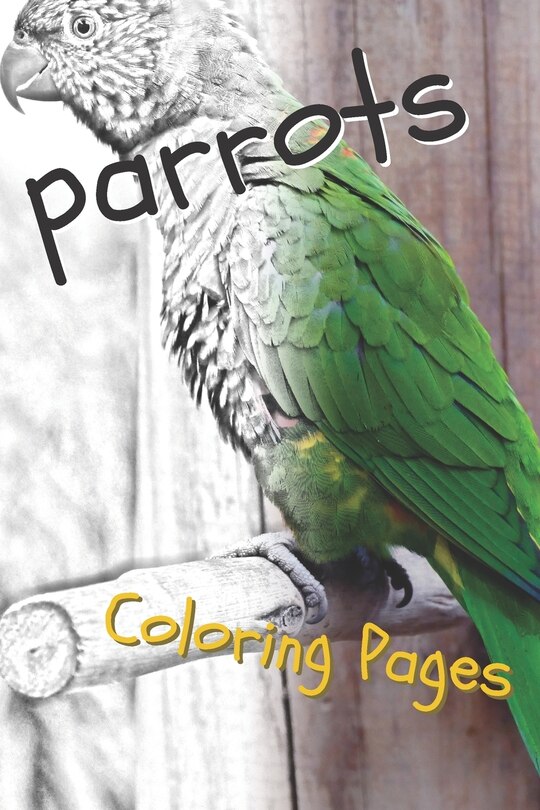 Front cover_Parrot Coloring Pages