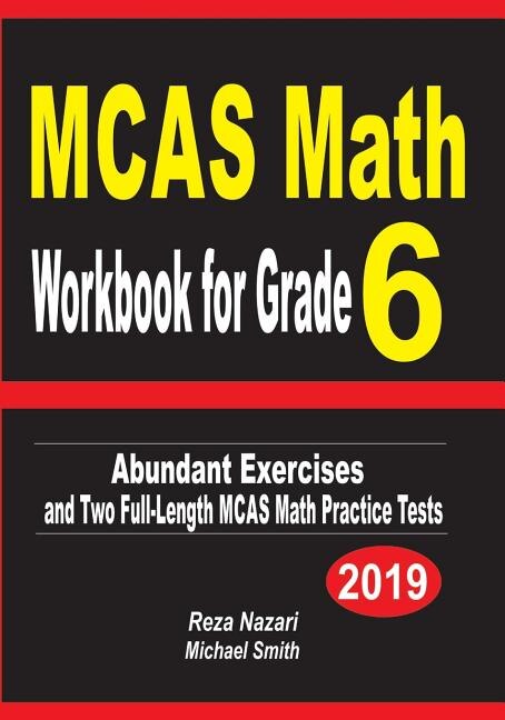 Front cover_MCAS Math Workbook for Grade 6