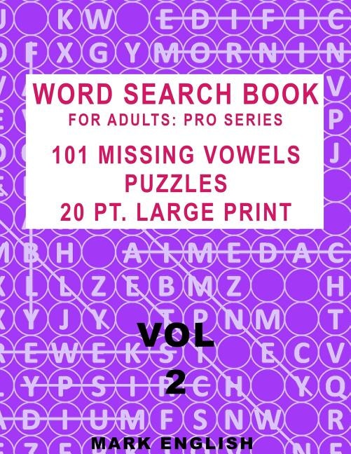 Front cover_Word Search Book For Adults