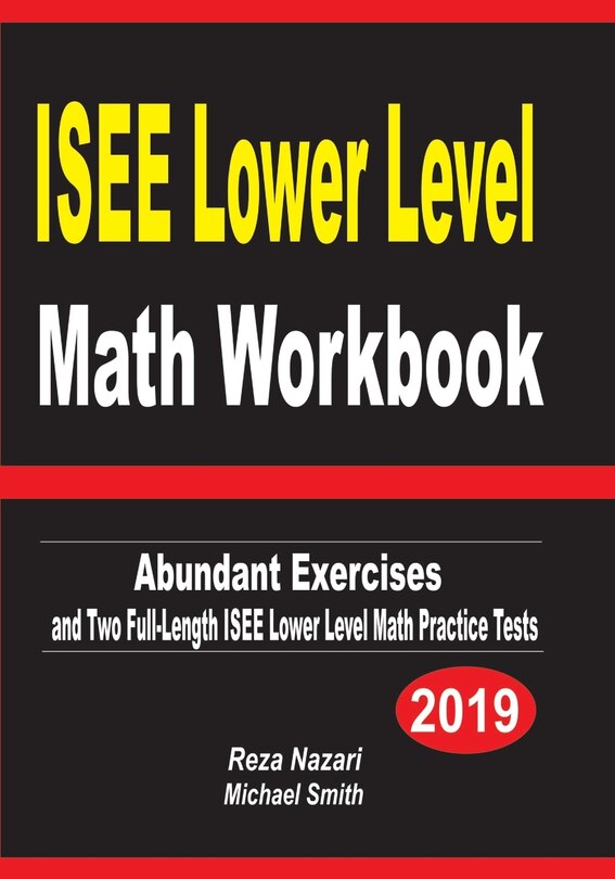 Couverture_ISEE Lower Level Math Workbook