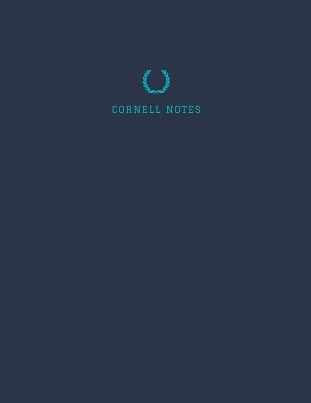 Front cover_Cornell Notes