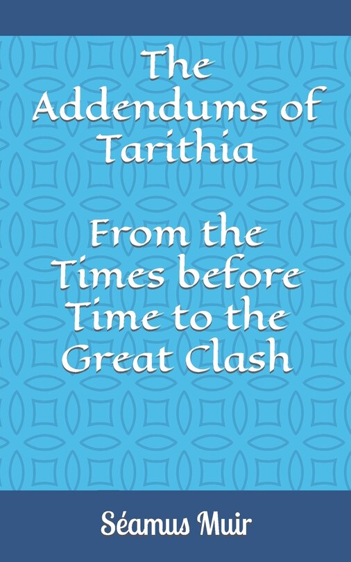 Front cover_The Addendums of Tarithia