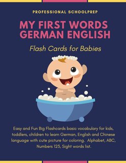 Front cover_My First Words German English Flash Cards For Babies