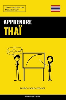 Couverture_Apprendre le thaï - Rapide / Facile / Efficace