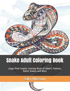 Front cover_Snake Adult Coloring Book