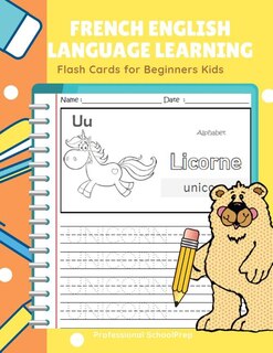 Couverture_French English Language Learning Flash Cards for Beginners Kids
