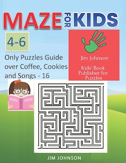Front cover_Maze for Kids 4-6 - Cool Mazes with You Wherever You Go