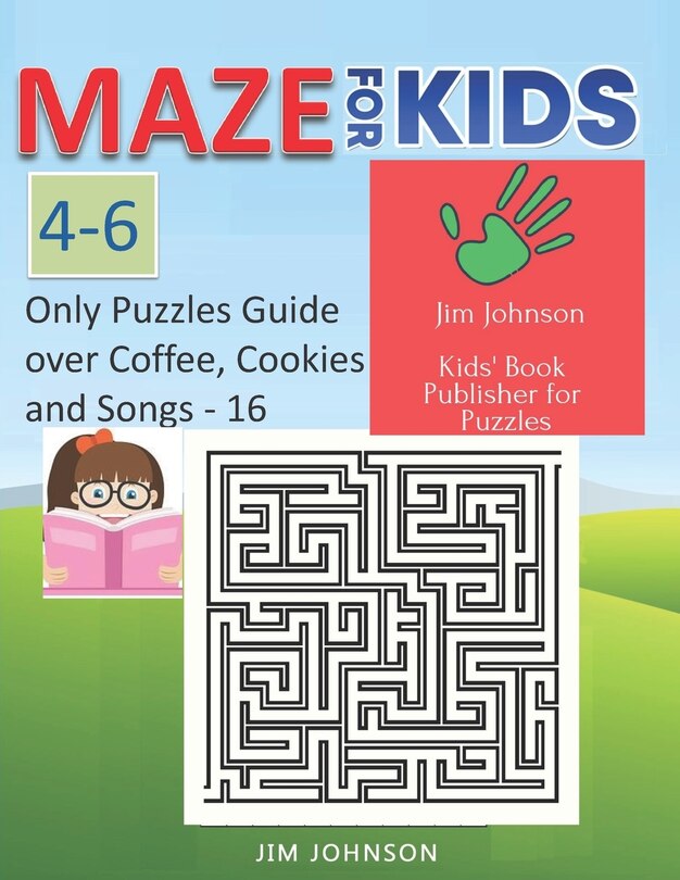 Front cover_Maze for Kids 4-6 - Cool Mazes with You Wherever You Go