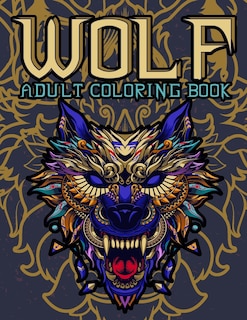 Couverture_Wolf Adult Coloring Book