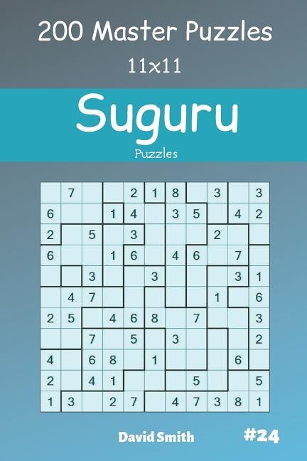 Front cover_Suguru Puzzles - 200 Master Puzzles 11x11 vol.24