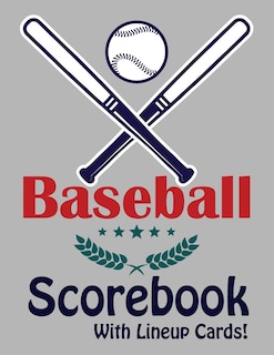 Front cover_Baseball Scorebook With Lineup Cards
