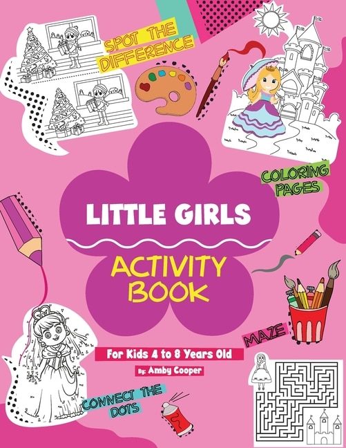 Couverture_Little Girls Activity Book (For Kids 4 to 8 Years Old)