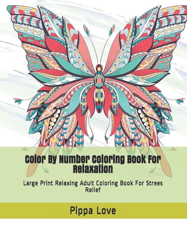 Front cover_Color By Number Coloring Book For Relaxation