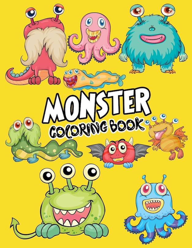 Couverture_Monster Coloring Book