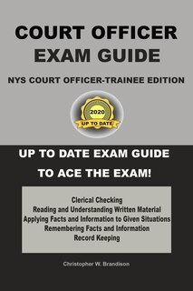 Front cover_NYS Court Officer-Trainee Exam Guide