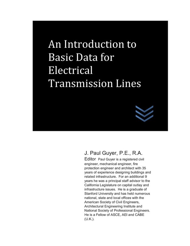 Couverture_An Introduction to Basic Data for Electrical Transmission Lines