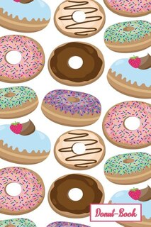 Donut-Book: Multi colored donut print