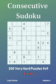 Couverture_Consecutive Sudoku - 200 Very Hard Puzzles 9x9 vol.4