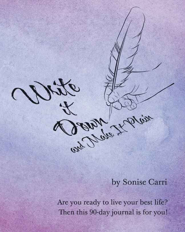 Couverture_Write It Down and Make It Plain