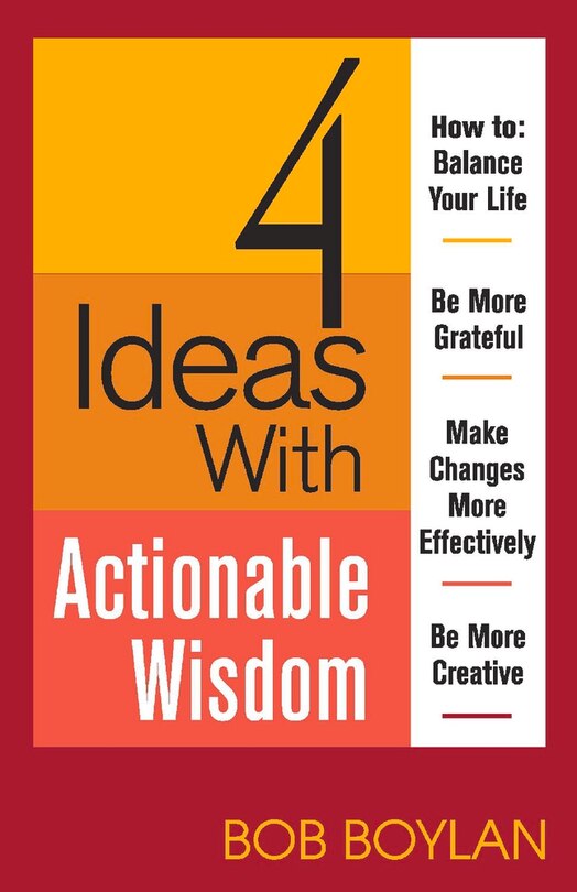 Front cover_4 Ideas With Actionable Wisdom