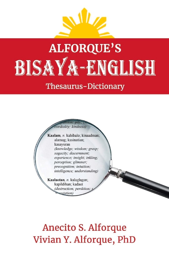 Front cover_Alforque's Bisaya-english Thesaurus-dictionary