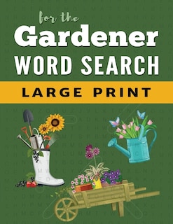 Front cover_Word Search Puzzle Book For Gardeners