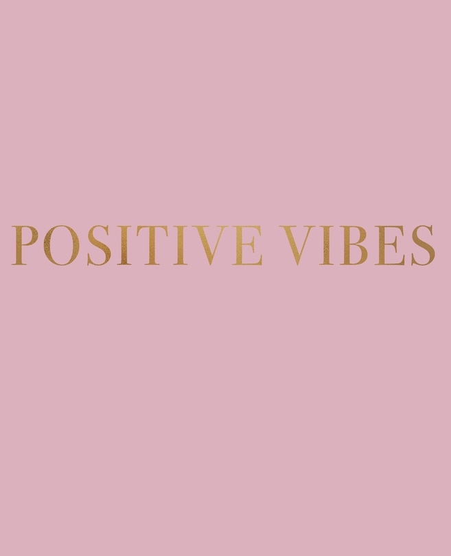 Positive Vibes: A decorative book for coffee tables, bookshelves and interior design styling - Stack deco books together to create a custom look