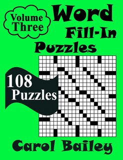Front cover_Word Fill-In Puzzles, Volume 3