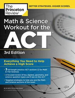 Couverture_Math And Science Workout For The Act, 3rd Edition