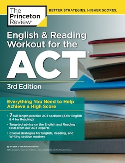Front cover_English And Reading Workout For The Act, 3rd Edition